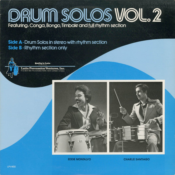 Eddie Montalvo, Charlie Santiago : Drum Solos Vol. 2 (LP, Album)