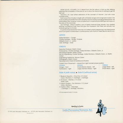 Eddie Montalvo, Charlie Santiago : Drum Solos Vol. 2 (LP, Album)