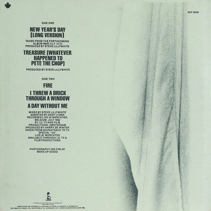 U2 : New Year's Day (Long Version) (12")