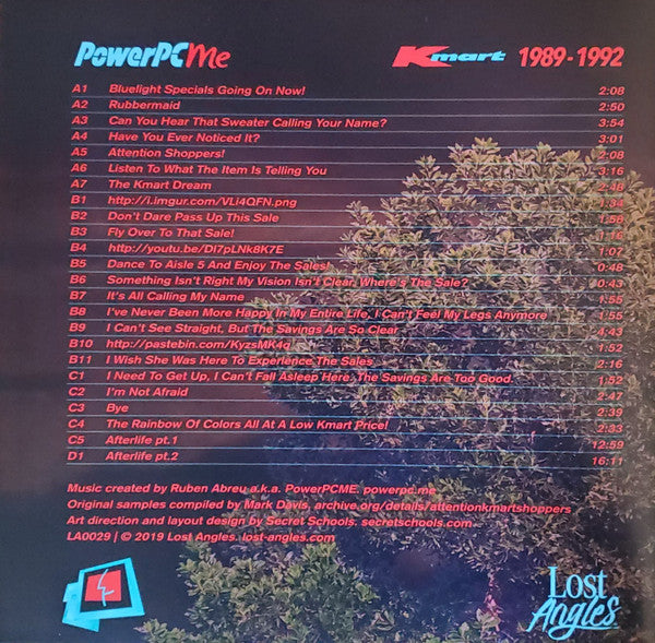 PowerPCME : Kmart 1989-1992 (LP, Tra + LP, Tra + Album, Ltd)