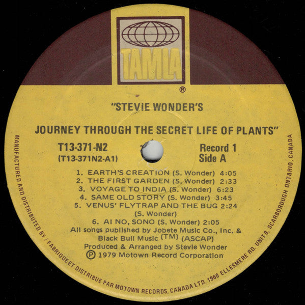 Stevie Wonder : Journey Through The Secret Life Of Plants (2xLP, Album, Tri)