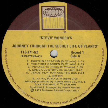 Stevie Wonder : Journey Through The Secret Life Of Plants (2xLP, Album, Tri)