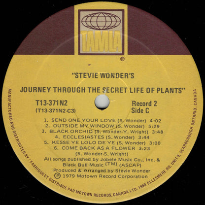 Stevie Wonder : Journey Through The Secret Life Of Plants (2xLP, Album, Tri)