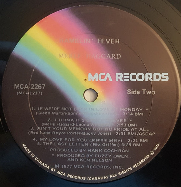 Merle Haggard : Ramblin' Fever (LP, Album)