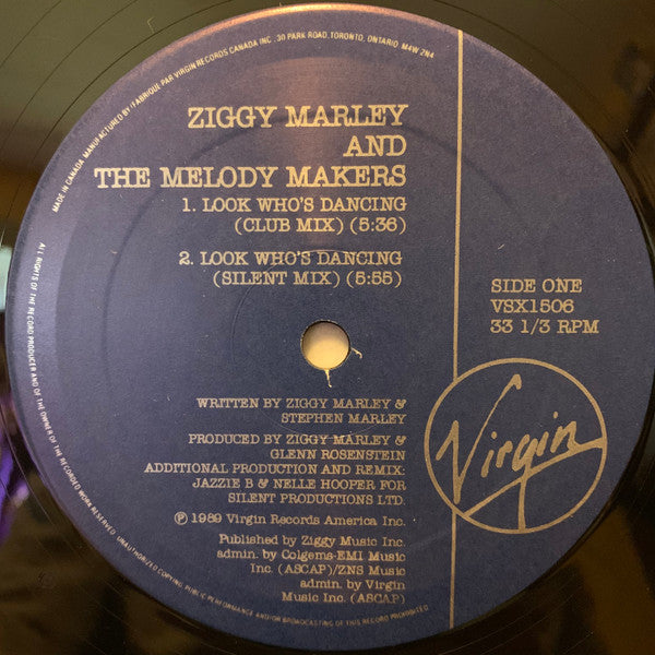 Ziggy Marley And The Melody Makers : Look Who's Dancing (12")