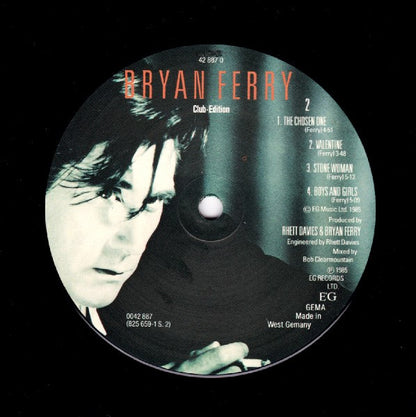 Bryan Ferry : Boys And Girls (LP, Album, Club)