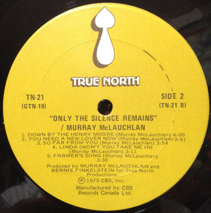 Murray McLauchlan : Only The Silence Remains (2xLP, Album, RE, CBS)