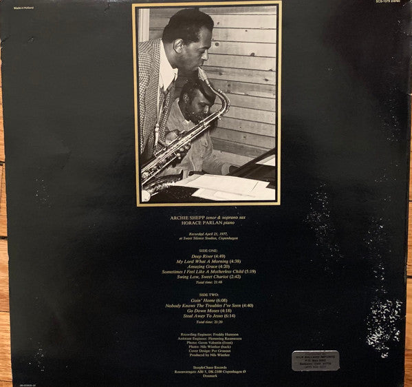 Archie Shepp - Horace Parlan Duo : Goin' Home (LP, Album)