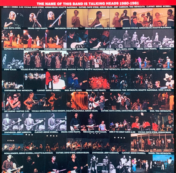 Talking Heads : The Name Of This Band Is Talking Heads (2xLP, Album, Ltd, RE, RP, Red)