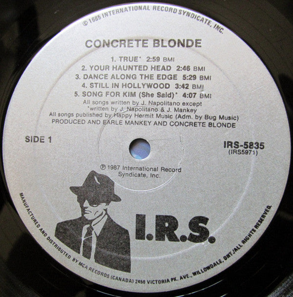 Concrete Blonde : Concrete Blonde (LP, Album)