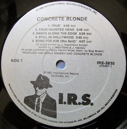 Concrete Blonde : Concrete Blonde (LP, Album)