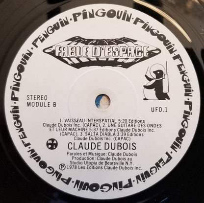 Claude Dubois : Fable D'Espace (LP, Album)