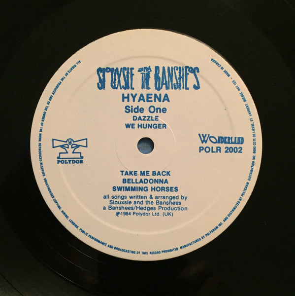 Siouxsie And The Banshees* : Hyaena (LP, Album)