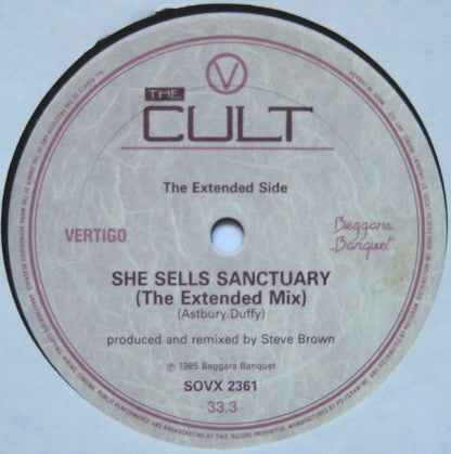 The Cult : She Sells Sanctuary (The Howling Mix) (12")
