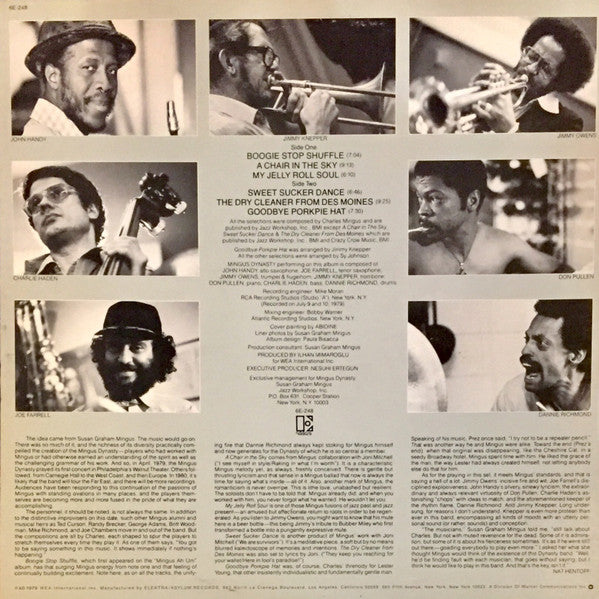 Mingus Dynasty, Joe Farrell, Charlie Haden, John Handy, Jimmy Knepper, Jimmy Owens, Don Pullen, Dannie Richmond : Chair In The Sky (LP, Promo, SP)