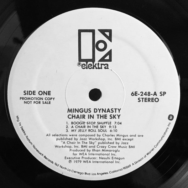 Mingus Dynasty, Joe Farrell, Charlie Haden, John Handy, Jimmy Knepper, Jimmy Owens, Don Pullen, Dannie Richmond : Chair In The Sky (LP, Promo, SP)