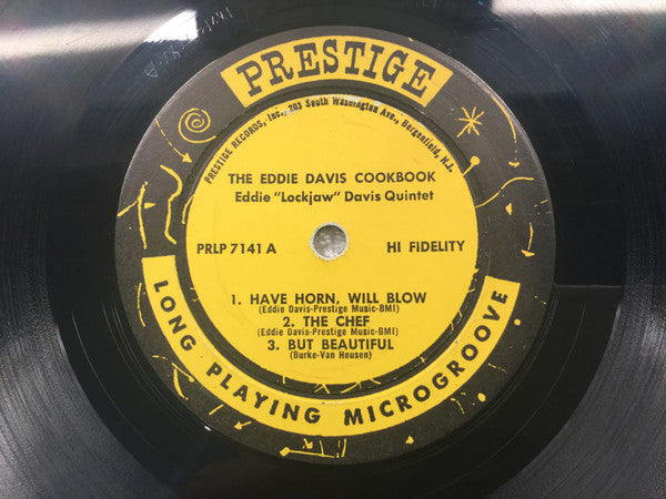 Eddie "Lockjaw" Davis With Shirley Scott And Jerome Richardson : The Eddie "Lockjaw" Davis Cookbook Volume 1 (LP, Album, Mono)