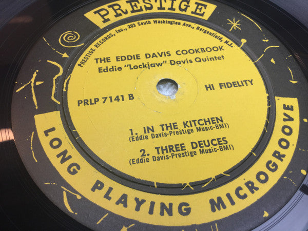 Eddie "Lockjaw" Davis With Shirley Scott And Jerome Richardson : The Eddie "Lockjaw" Davis Cookbook Volume 1 (LP, Album, Mono)