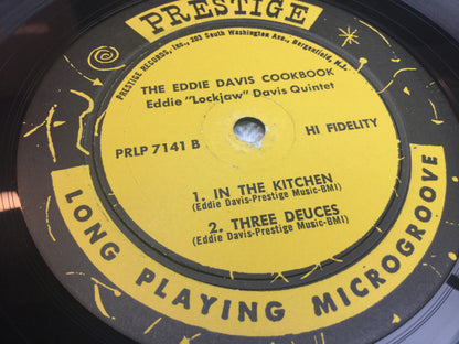 Eddie "Lockjaw" Davis With Shirley Scott And Jerome Richardson : The Eddie "Lockjaw" Davis Cookbook Volume 1 (LP, Album, Mono)