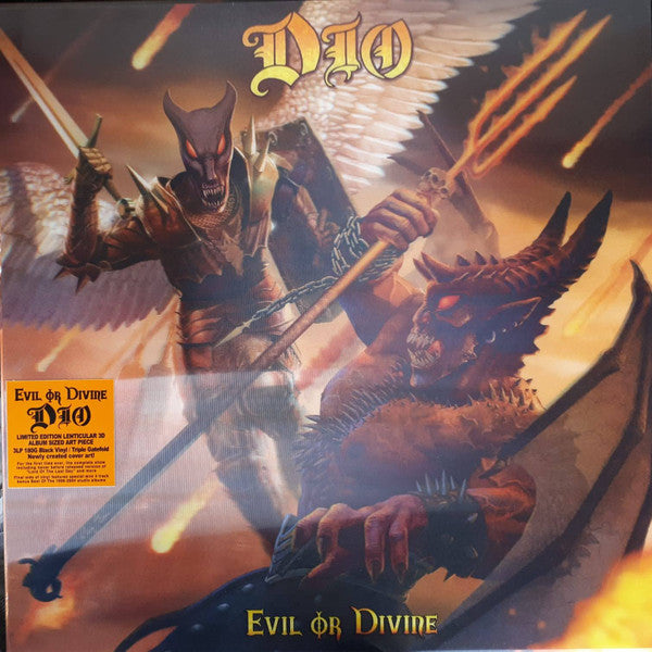Dio (2) : Evil Or Divine (3xLP, Album, Ltd, RE, RM, Len)