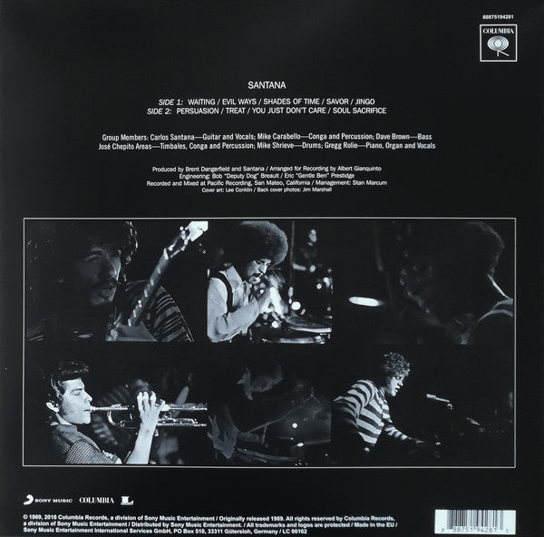 Santana : Santana (LP, Album, RE, 180)