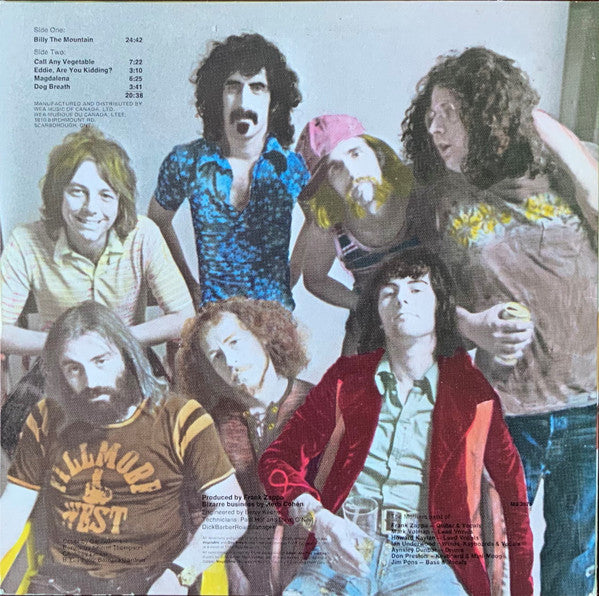 The Mothers : Just Another Band From L.A. (LP, Album, RE)