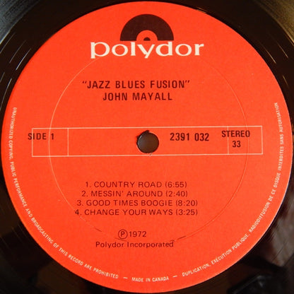 John Mayall : Jazz Blues Fusion (LP, Album)