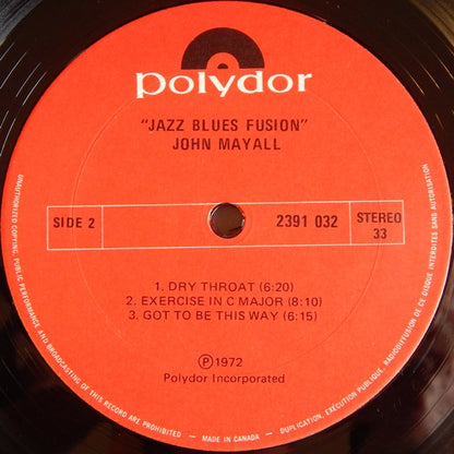 John Mayall : Jazz Blues Fusion (LP, Album)