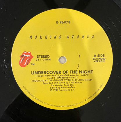 The Rolling Stones : Undercover Of The Night (Extended Version) (12", All)