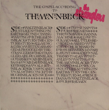 The Stranglers : The Gospel According To The Meninblack (LP, Album)