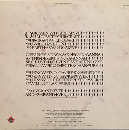 The Stranglers : The Gospel According To The Meninblack (LP, Album)