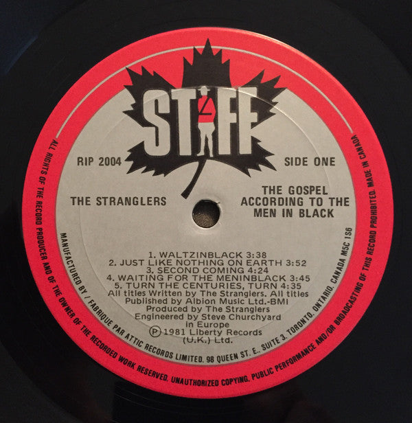 The Stranglers : The Gospel According To The Meninblack (LP, Album)