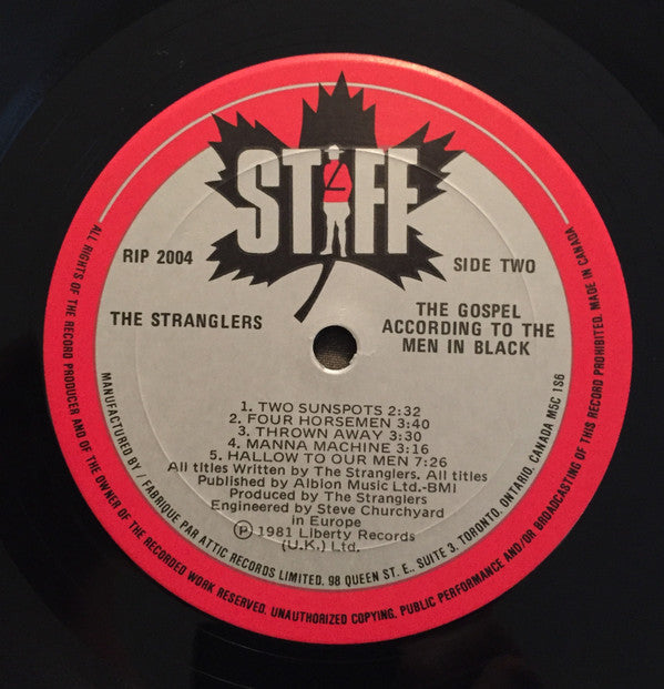 The Stranglers : The Gospel According To The Meninblack (LP, Album)