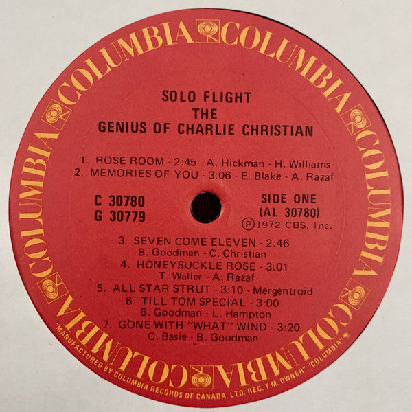 Charlie Christian : Solo Flight - The Genius Of Charlie Christian (2xLP, Comp, RE)