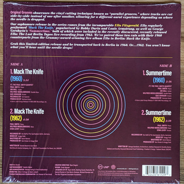 Ella Fitzgerald : Ella In Berlin (12", RSD, Comp, Ltd)