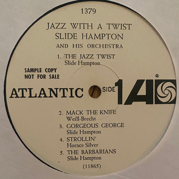Slide Hampton : Jazz With A Twist (LP, Album, Mono, Promo)