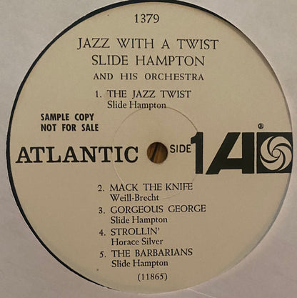 Slide Hampton : Jazz With A Twist (LP, Album, Mono, Promo)