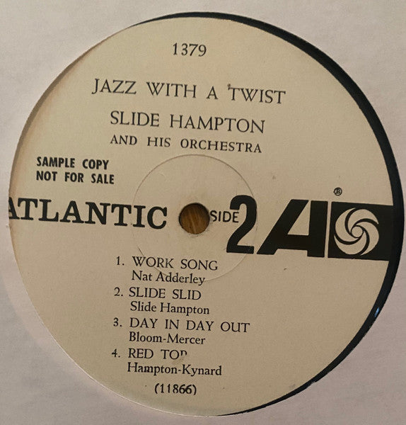 Slide Hampton : Jazz With A Twist (LP, Album, Mono, Promo)