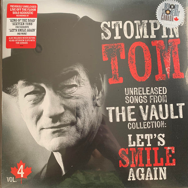 Stompin' Tom Connors : Unreleased Songs From The Vault Collection. Volume 4: Let's Smile Again (LP, Album, RSD, Ltd, Gre)