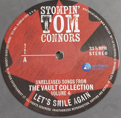 Stompin' Tom Connors : Unreleased Songs From The Vault Collection. Volume 4: Let's Smile Again (LP, Album, RSD, Ltd, Gre)
