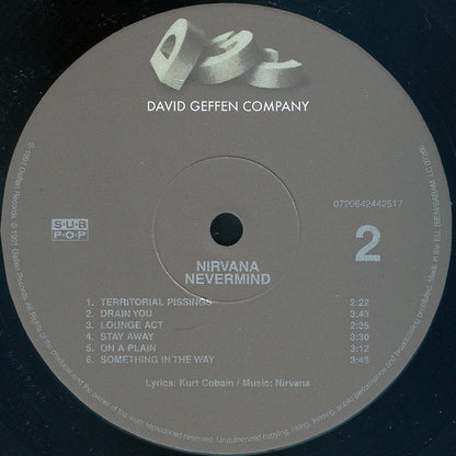 Nirvana : Nevermind (LP, Album, RE, RM, 180)