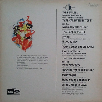 The Beatles : Magical Mystery Tour (LP, Album, Gat)