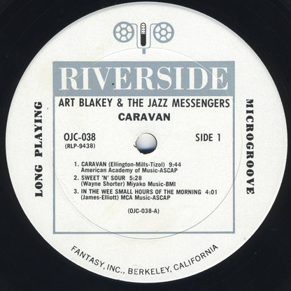 Art Blakey & The Jazz Messengers : Caravan (LP, Album, RE)