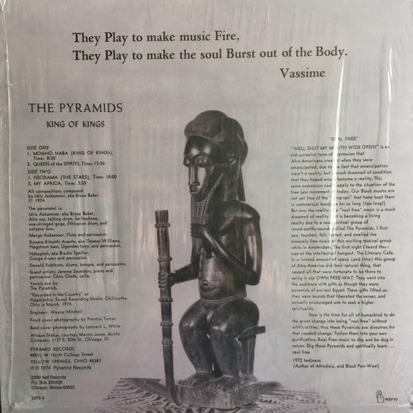 The Pyramids (3) : King Of Kings (LP, Album, RE)