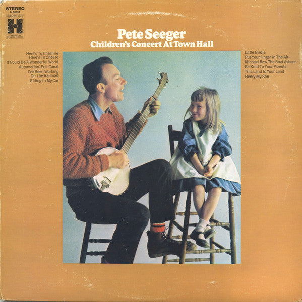 Pete Seeger : Children's Concert At Town Hall (LP, Album, RE)