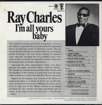 Ray Charles : I'm All Yours-Baby! (LP, Album)