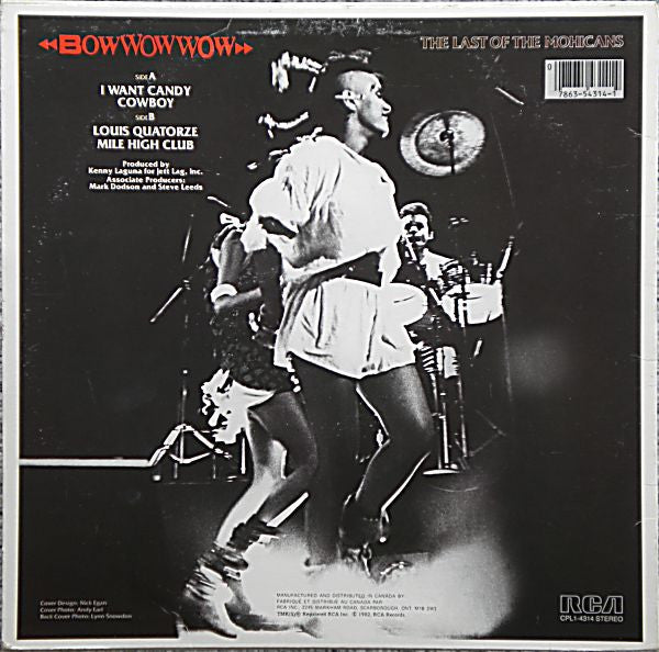 Bow Wow Wow : The Last Of The Mohicans (12", EP)