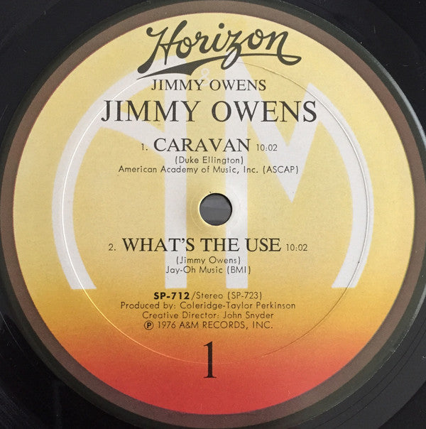 Jimmy Owens : Jimmy Owens (LP, Album, Gat)