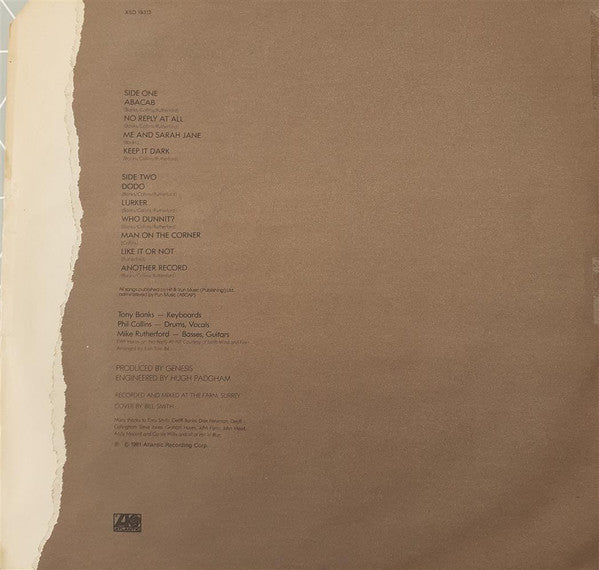 Genesis : Abacab (LP, Album, RBY)