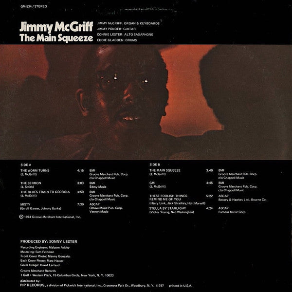 Jimmy McGriff : The Main Squeeze (LP, Album)